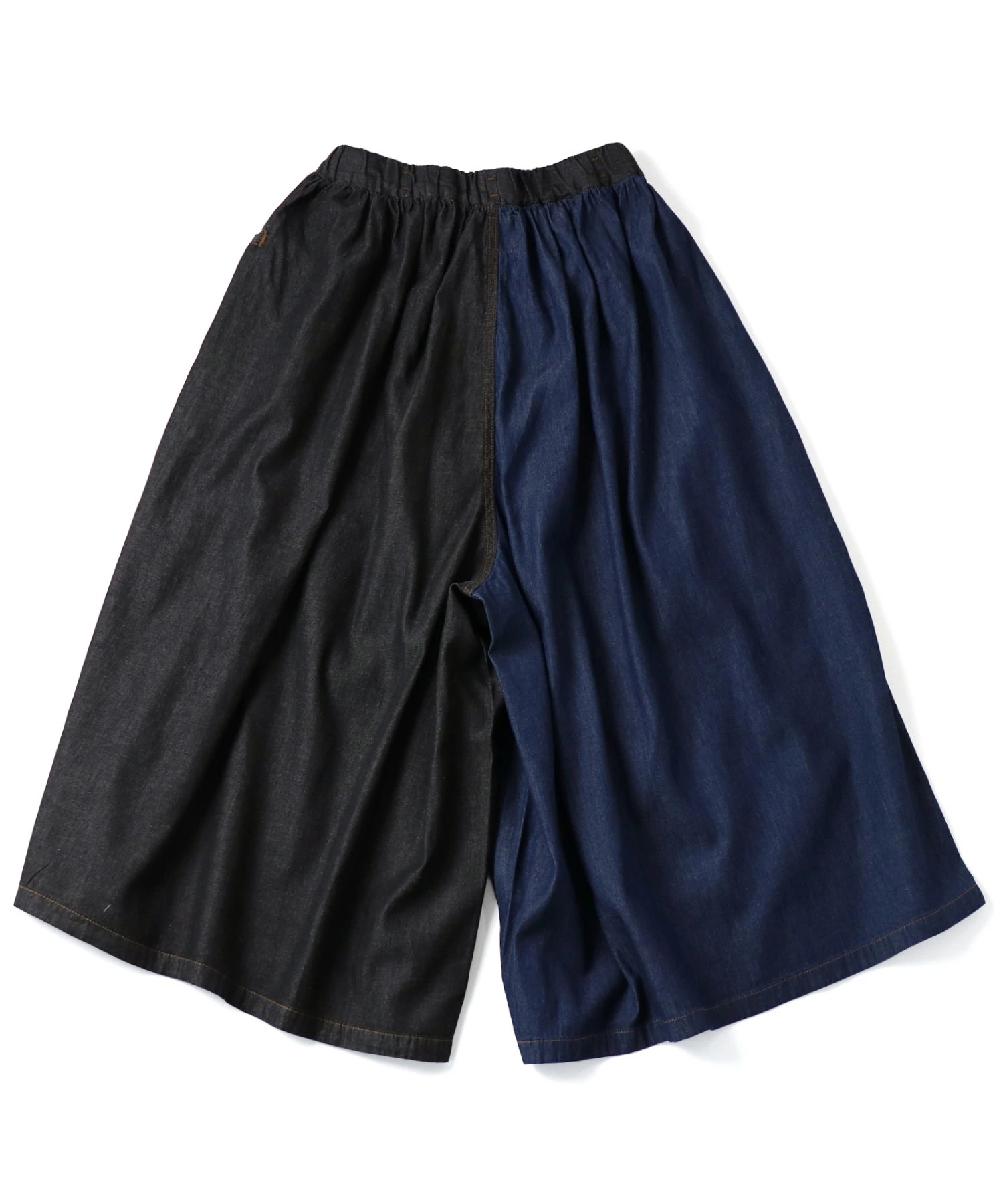 gym master ジムマスター ライトデニムスカーチョ G721756 レディース 春夏 デニム ワイドパンツ ガウチョパンツ スカンツ イージーパンツ カジュアル 画像3
