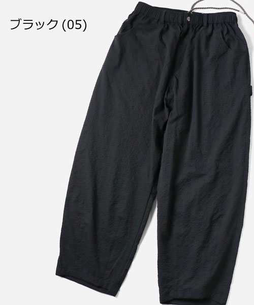 gym master ジムマスター ワイドパンツ メンズ 夏 シアサッカー ペインター 涼しい 軽量 薄手 イージーパンツ ゆったり カジュアル G733723 | gym master | 02