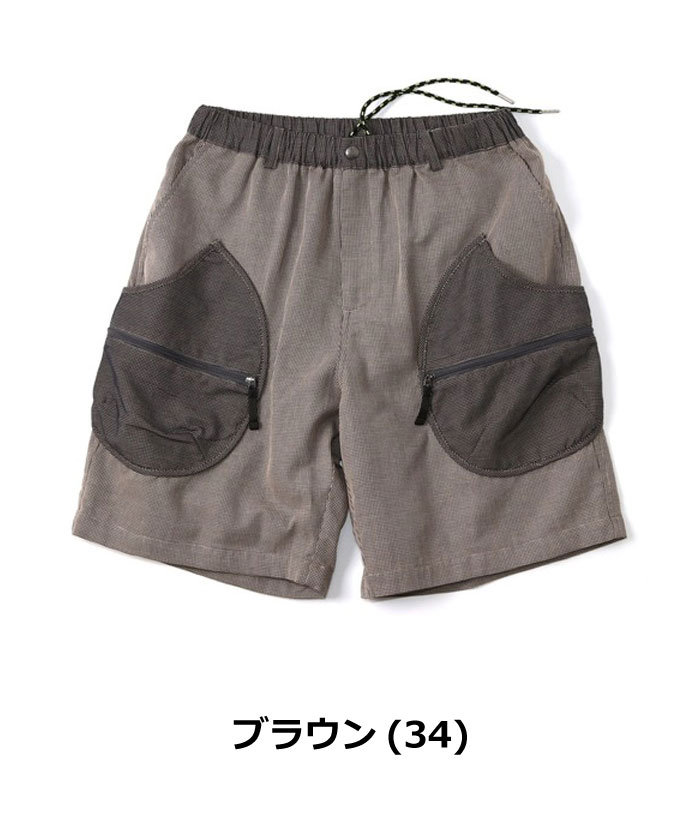 gym master ジムマスター ショートパンツ ワッフルウィーブ ドロップポケットショーツ G733730 春夏 ハーフパンツ イージーパンツ 軽量 カジュアル アウトドア | gym master | 03