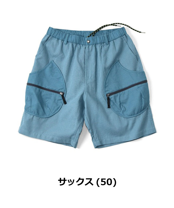 gym master ジムマスター ショートパンツ ワッフルウィーブ ドロップポケットショーツ G733730 春夏 ハーフパンツ イージーパンツ 軽量 カジュアル アウトドア | gym master | 04