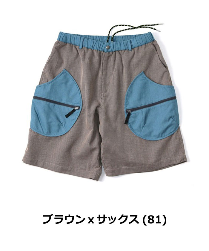gym master ジムマスター ショートパンツ ワッフルウィーブ ドロップポケットショーツ G733730 春夏 ハーフパンツ イージーパンツ 軽量 カジュアル アウトドア | gym master | 06