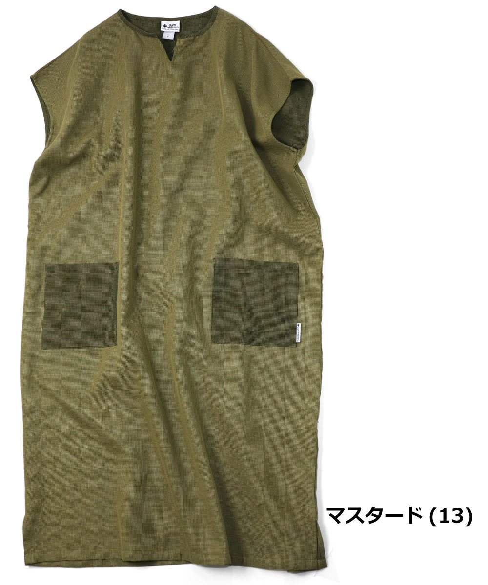 gym master ジムマスター ワッフルウィーブワンピース G733731 レディース 春夏 半袖 ワンピース ロングワンピース ワッフル生地 軽量 カジュアル アウトドア | gym master | 02