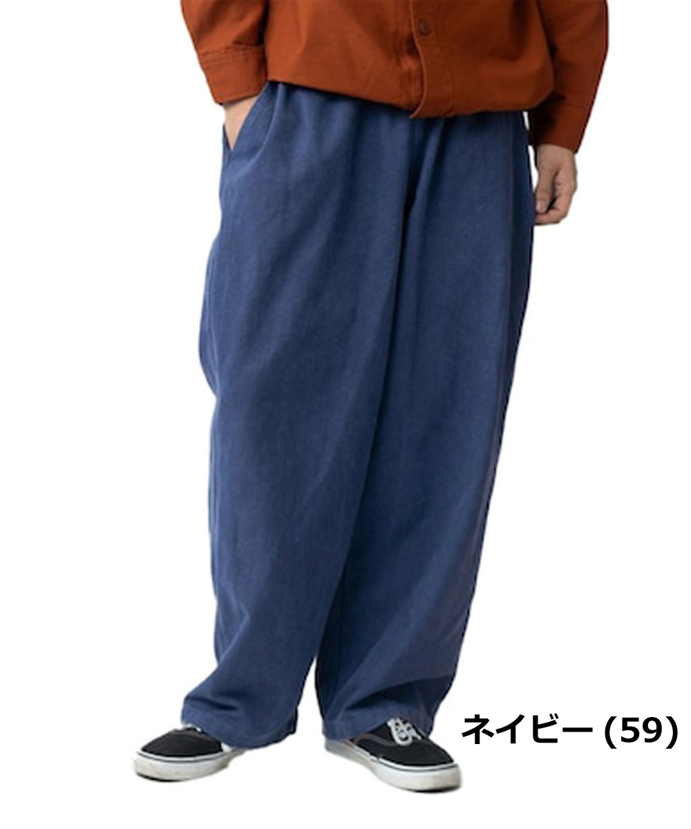 gym master ジムマスター ダック×ナイロン ロングパンツ G821736 メンズ イージーパンツ ワイドパンツ ワークパンツ ゆったり コットン アウトドア 秋冬 | gym master | 05