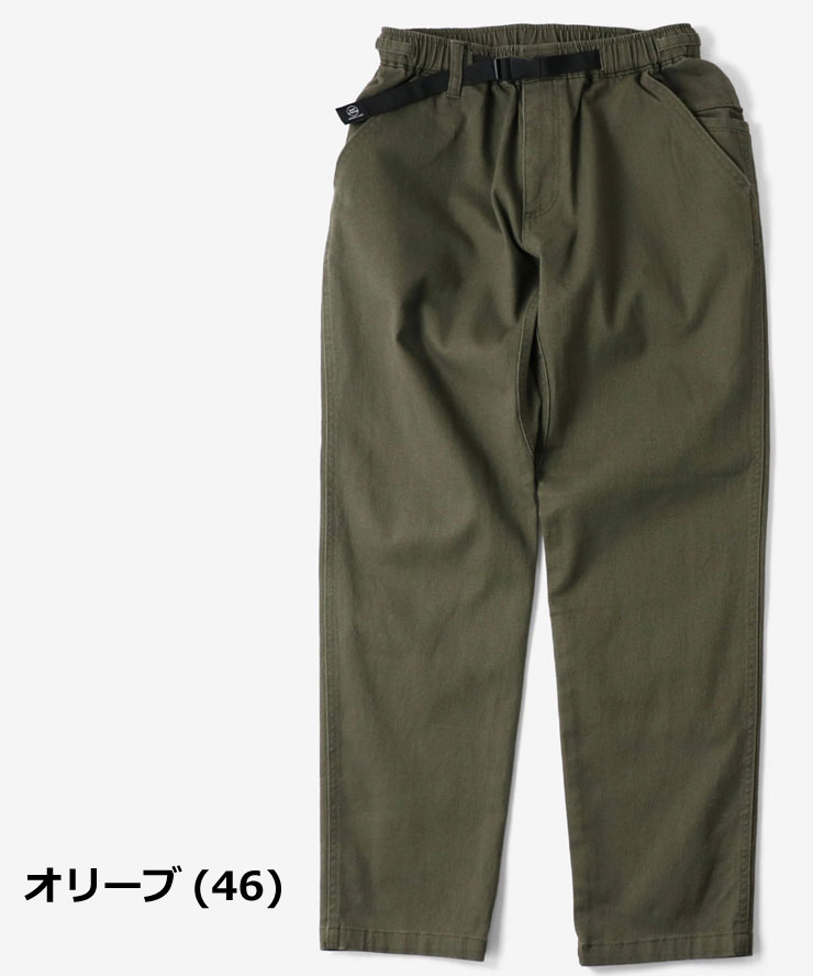 爆買 / gym master ジムマスター ストレッチデニム＆ツイル テーパードパンツ G833721 デニムパンツ ジーンズ イージーパンツ ウェビングベルト | gym master | 04