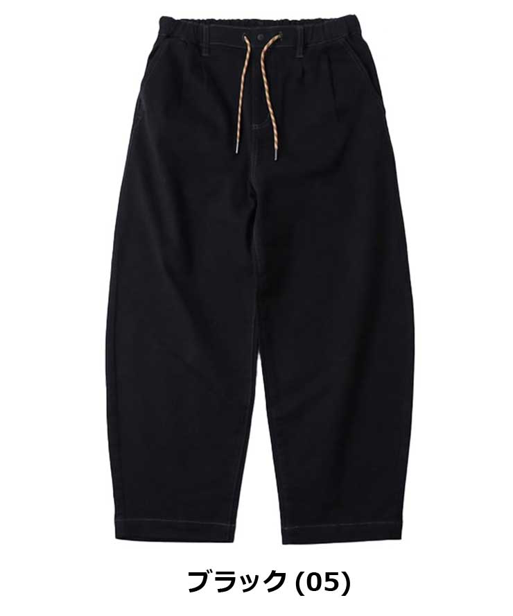 爆買 / gym master ジムマスター ストレッチデニム＆ツイル バレルパンツ G833723 デニムパンツ ワイドパンツ イージーパンツ ゆったり アウトドア | gym master | 01