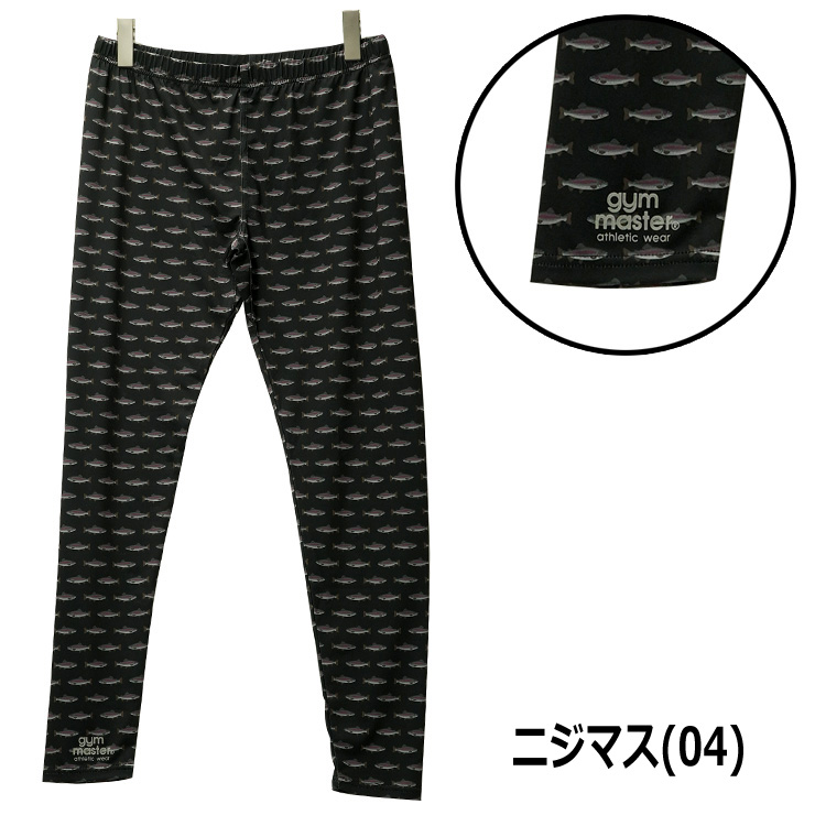 gym master ジムマスター レギンス スーパーストレッチハッピーペイントレギンス G921669 吸水速乾 UVカット | gym master | 02
