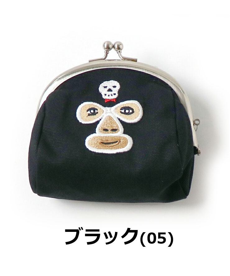 ジムマスター メンズ レディース ポーチ gym master 覆面レスラー ガマグチ ポーチ G421735 小物入れ 覆面レスラー キャンプ | gym master | 02