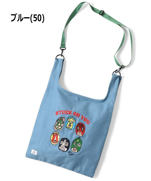 gym master ジムマスター 2WAY刺繍キャンバスショルダーSTUCK ON YOU G421794 | gym master | 03