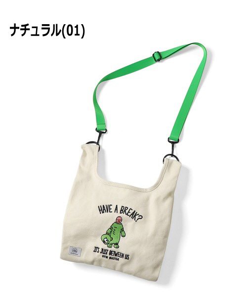 gym master ジムマスター 2WAY刺繍キャンバスミニショルダーHAVE A BREAK G421797 | gym master | 01