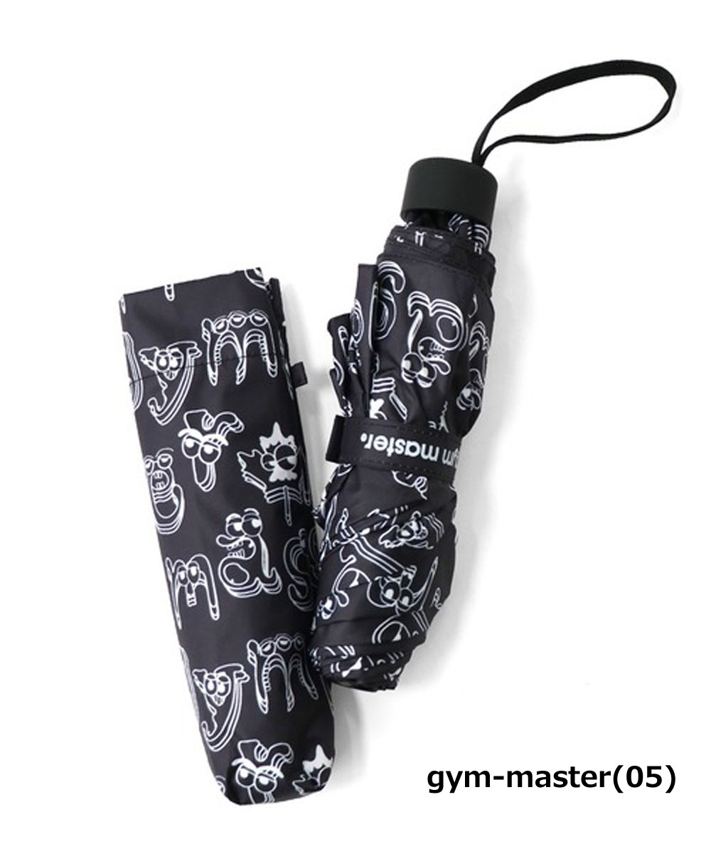 gym master ジムマスター ハッピーペイントアンブレラ G499765 折りたたみ傘 晴雨兼用 日傘 雨傘 UVカット 遮光 遮熱 軽量 総柄 アウトドア 春夏 | gym master | 02