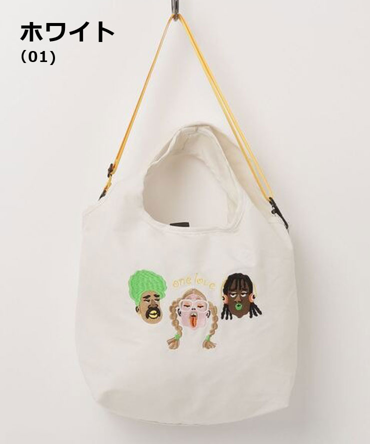 gym master ジムマスター 2WAY One Love 刺繍 ミニショルダー G521773 バッグ メンズ レディース アウトドア エコバック 春 夏 春夏 | gym master | 01