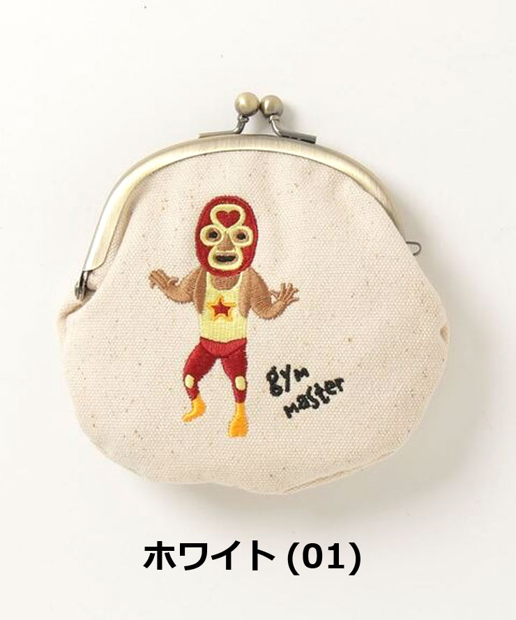 gym master ジムマスター 覆面レスラー がま口財布 小銭入れ ミニポーチ G521799 | gym master | 01