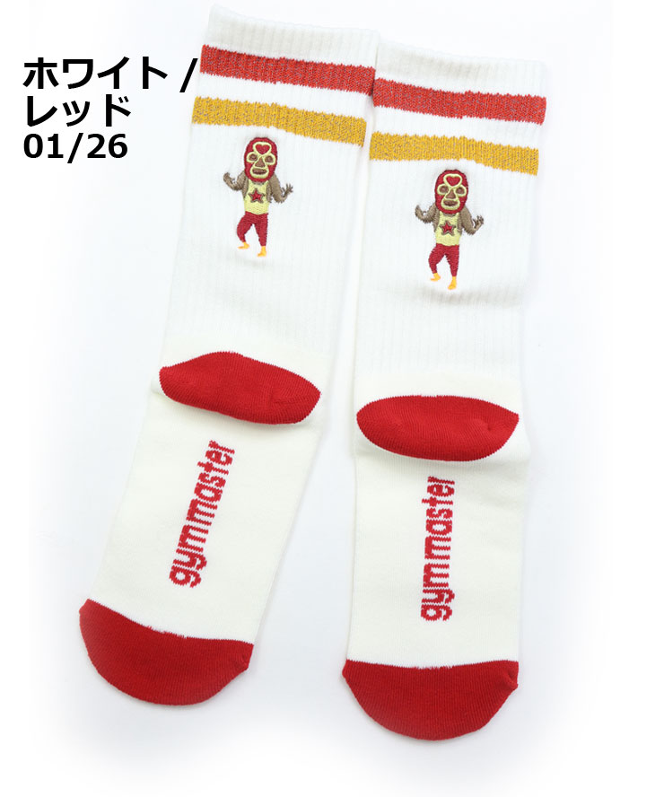 gym master ジムマスター リフレクションライン刺繍 ソックス 靴下 メンズ レディース 春 夏 春夏 G566787 | gym master | 03