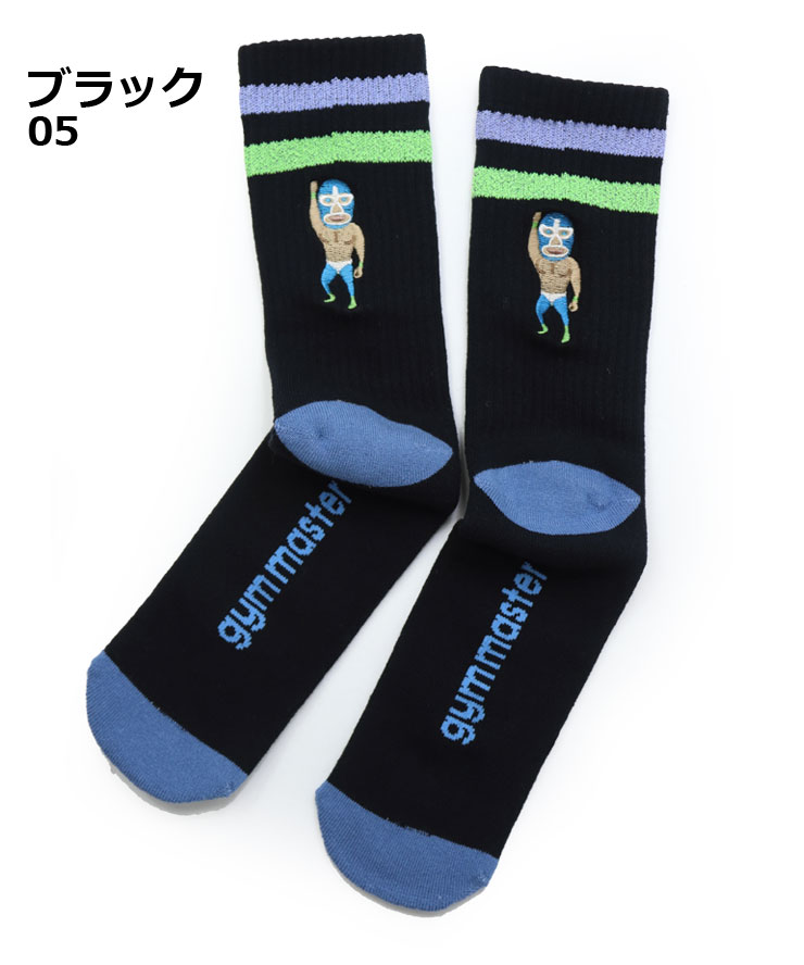 gym master ジムマスター リフレクションライン刺繍 ソックス 靴下 メンズ レディース 春 夏 春夏 G566787 | gym master | 01