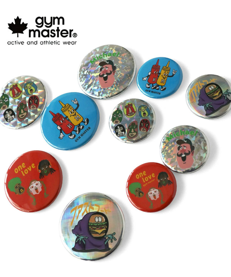 gym master（ジムマスター） 缶バッジ 44mm G699691 メンズ レディース