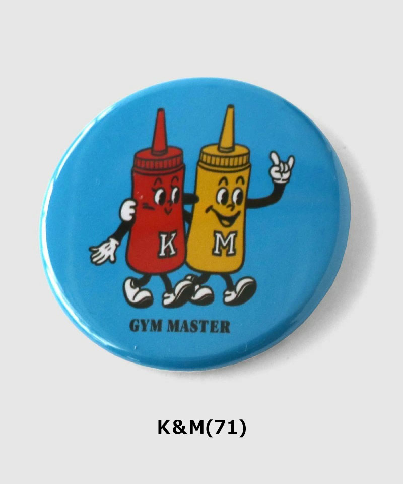 gym master ジムマスター 缶バッジ 44mm G699691 メンズ レディース 春夏 バッジ ピンバッジ アクセサリー 雑貨 バッグ 帽子 おしゃれ | gym master | 05