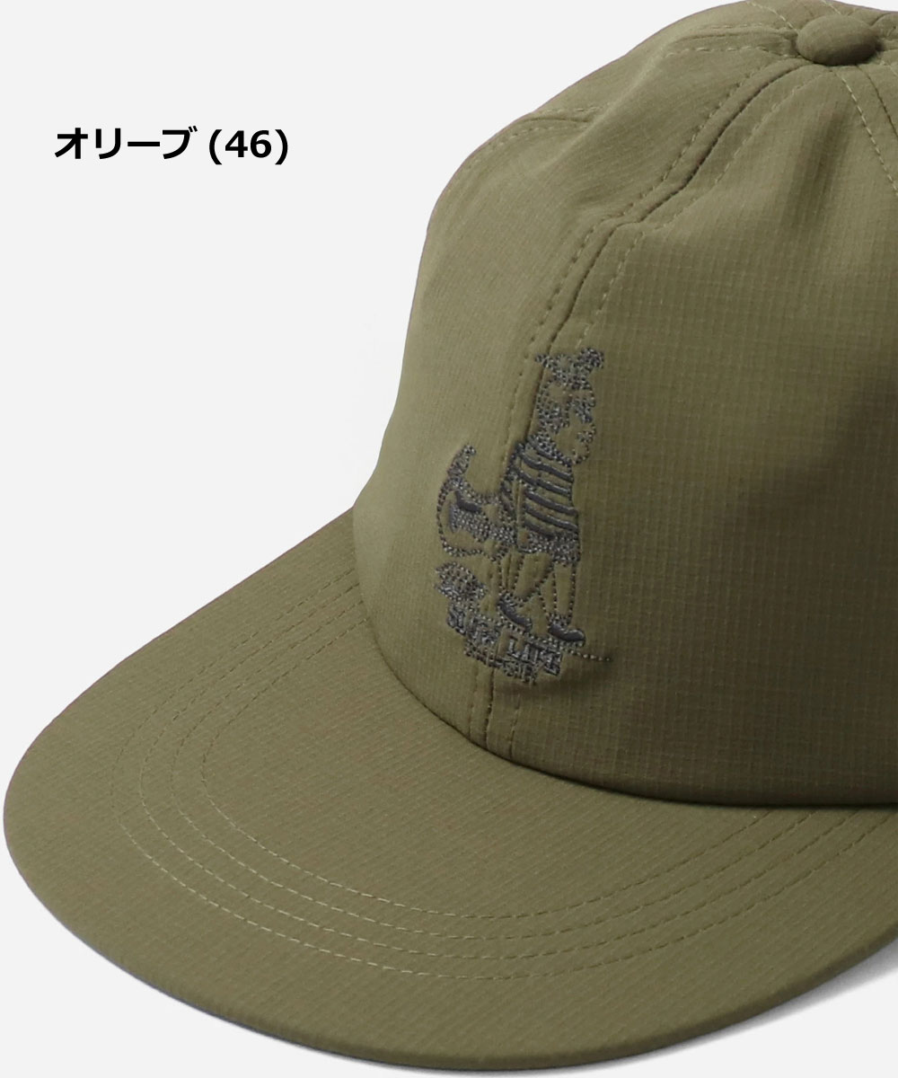gym master ジムマスター SLOW LIFE 刺繍キャップ G721723 メンズ レディース キャップ 帽子 ベースボールキャップ ナイロン 軽量 サイズ調整 アウトドア 春夏 | gym master | 03