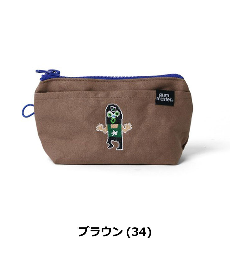 gym master ジムマスター ミニポーチ メンズ レディース レスラードット絵刺繍ミニポーチ G721796 春夏 小物入れ ポーチ アクセサリーポーチ アウトドア | gym master | 02