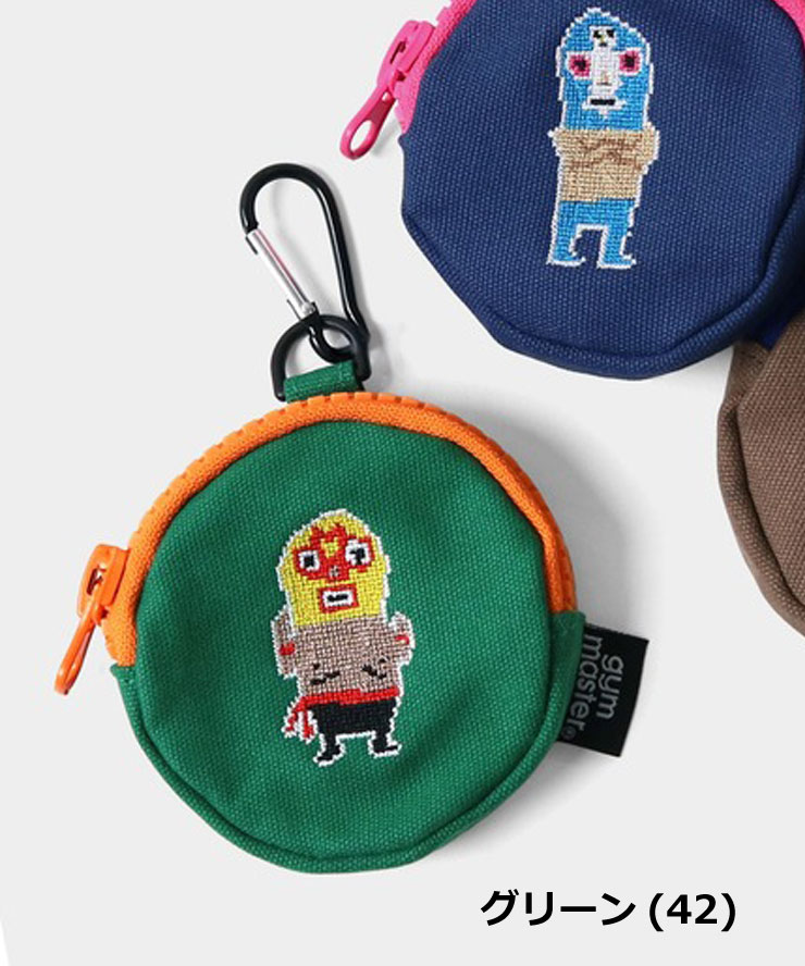 爆買 / gym master ジムマスター コインケース メンズ レディース レスラードット絵刺繍コインケース G721797 春夏 小銭入れ ミニ財布 キーケース アウトドア | gym master | 03