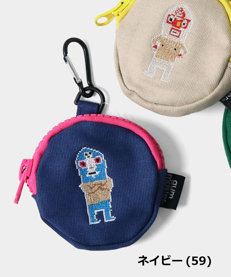 爆買 / gym master ジムマスター コインケース メンズ レディース レスラードット絵刺繍コインケース G721797 春夏 小銭入れ ミニ財布 キーケース アウトドア | gym master | 04