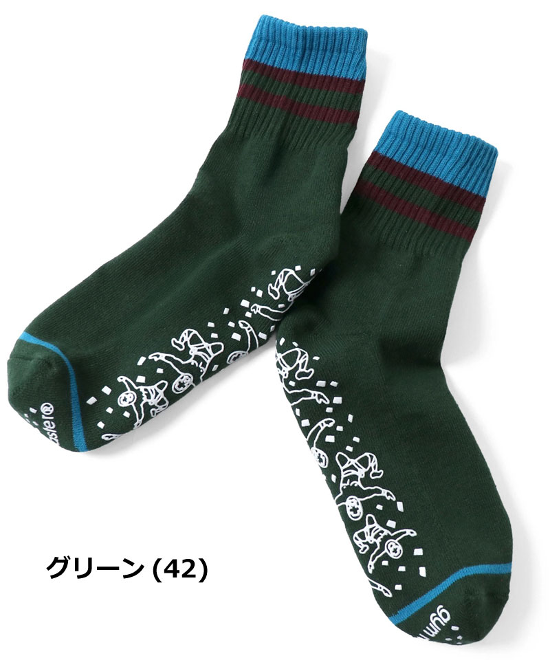 gym master ジムマスター 靴下 メンズ レディース フライングレスラーラバーソックス G766731 春夏 ソックス ミドルソックス おしゃれ カジュアル ギフト | gym master | 04