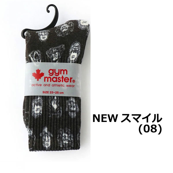 gym master ジムマスター 靴下 メンズ レディース ミドルソックス 春夏 ハッピーペイント ソックス おしゃれ カジュアル アウトドア G857329 | gym master | 06