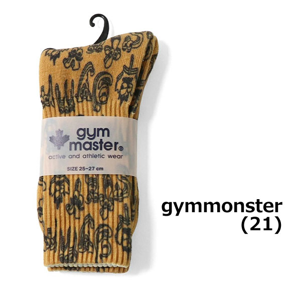 gym master ジムマスター 靴下 メンズ レディース ミドルソックス 春夏 ハッピーペイント ソックス おしゃれ カジュアル アウトドア G857329 | gym master | 17