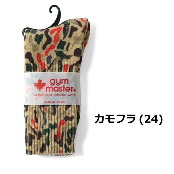 gym master ジムマスター 靴下 メンズ レディース ミドルソックス 春夏 ハッピーペイント ソックス おしゃれ カジュアル アウトドア G857329 | gym master | 18