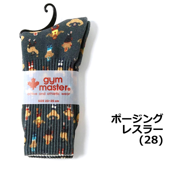 gym master ジムマスター 靴下 メンズ レディース ミドルソックス 春夏 ハッピーペイント ソックス おしゃれ カジュアル アウトドア G857329 | gym master | 11