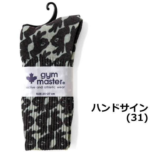 gym master ジムマスター 靴下 メンズ レディース ミドルソックス 春夏 ハッピーペイント ソックス おしゃれ カジュアル アウトドア G857329 | gym master | 14