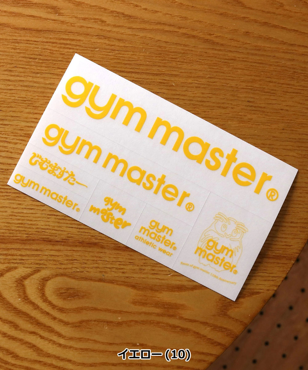 爆買 / gym master ジムマスター クリアステッカー G899791 シール ブランドロゴ 透明 スマホ PC タブレット スーツケース クーラーボックス アウトドア | gym master | 03