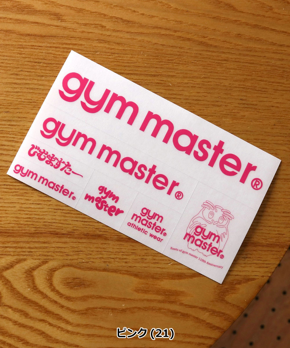 爆買 / gym master ジムマスター クリアステッカー G899791 シール ブランドロゴ 透明 スマホ PC タブレット スーツケース クーラーボックス アウトドア | gym master | 05