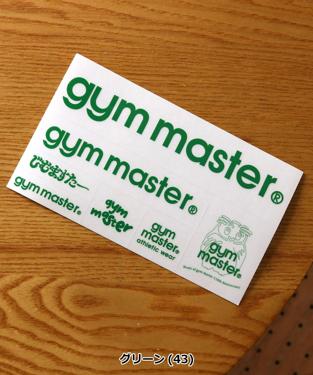 爆買 / gym master ジムマスター クリアステッカー G899791 シール ブランドロゴ 透明 スマホ PC タブレット スーツケース クーラーボックス アウトドア | gym master | 07