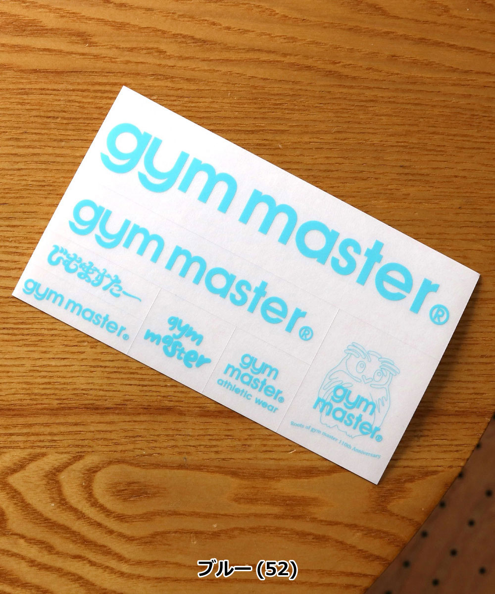 爆買 / gym master ジムマスター クリアステッカー G899791 シール ブランドロゴ 透明 スマホ PC タブレット スーツケース クーラーボックス アウトドア | gym master | 08