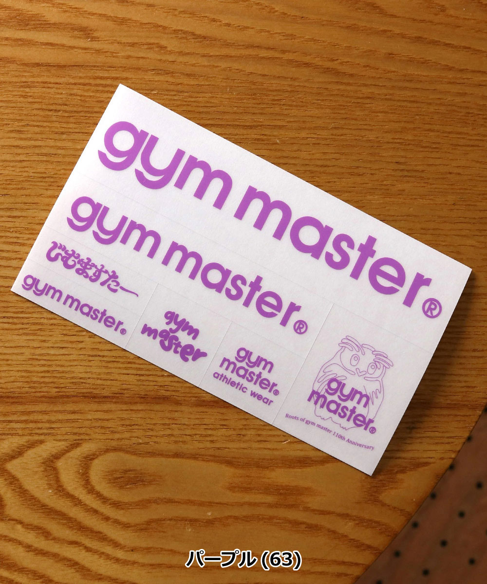爆買 / gym master ジムマスター クリアステッカー G899791 シール ブランドロゴ 透明 スマホ PC タブレット スーツケース クーラーボックス アウトドア | gym master | 10