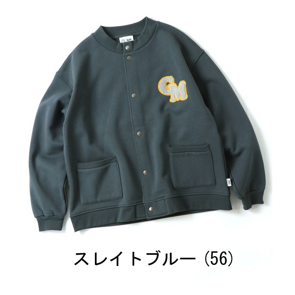 ジムマスター gym master スウェット 12ozヘビー裏起毛スウェットスナップボタンカーデ G233725 | gym master | 05