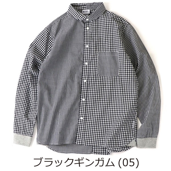 爆買 / gym master ジムマスター  2wayショールカラー シャツメンズ  g233732 | gym master | 03