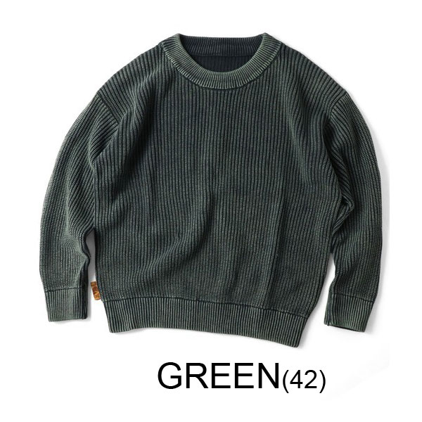 ジムマスター スウェット メンズ gym master スノーウォッシュ ニット クルーネック G233773 秋冬 防寒 大きいサイズ 秋 冬 防寒 無地 カジュアル 旅行 外出 | gym master | 03