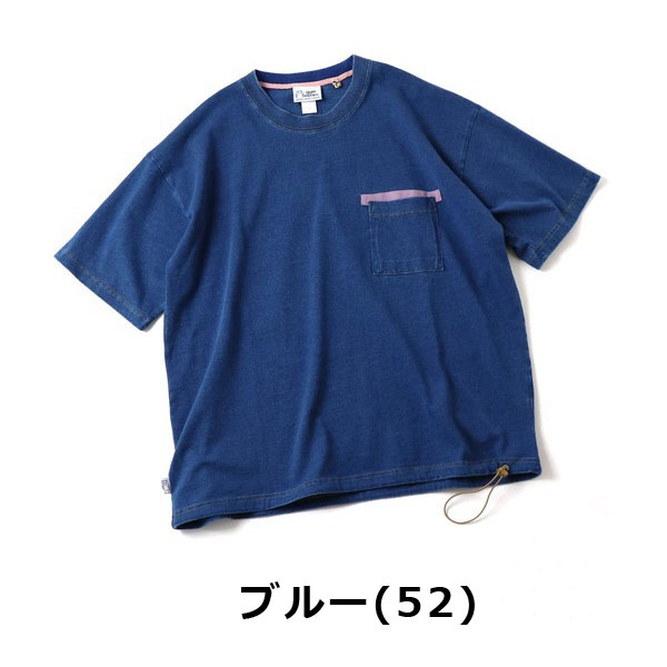 インディゴTシャツ メンズ 大きいサイズ gym master ジムマスター 6.4oz 天竺T G321746 Tシャツ 半袖 春 夏 春夏 父の日 プレゼント｜protocol｜03