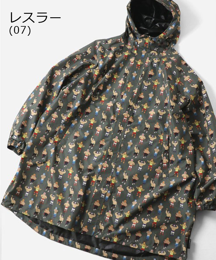 gym master ジムマスター ハッピーペイントレインコート メンズ ポンチョ レインコート 大きいサイズ レディース G321786 | gym master | 03