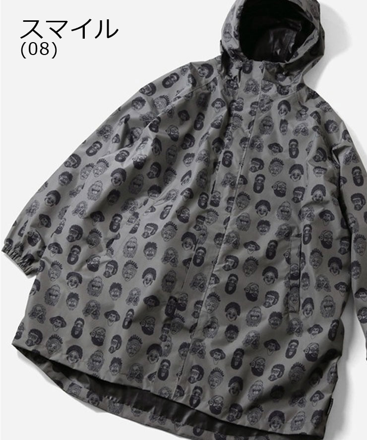 gym master ジムマスター ハッピーペイントレインコート メンズ ポンチョ レインコート 大きいサイズ レディース G321786 | gym master | 04
