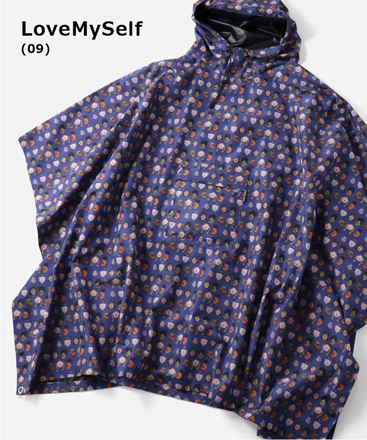 gym master ジムマスター プルオーバーハッピーペイントポンチョ ジムマスター プロトコル ポンチョ レインコート 大きいサイズ G321787 | gym master | 05