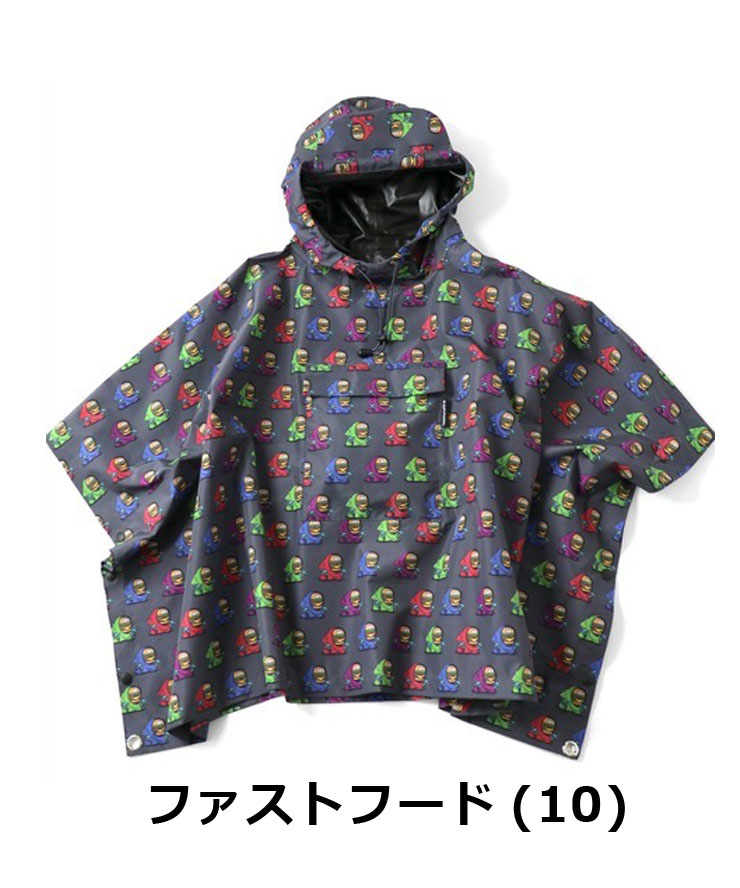 gym master ジムマスター kidsプルオーバーハッピーペイントポンチョ レインコート キッズ  男の子 女の子 G321787K | gym master | 06