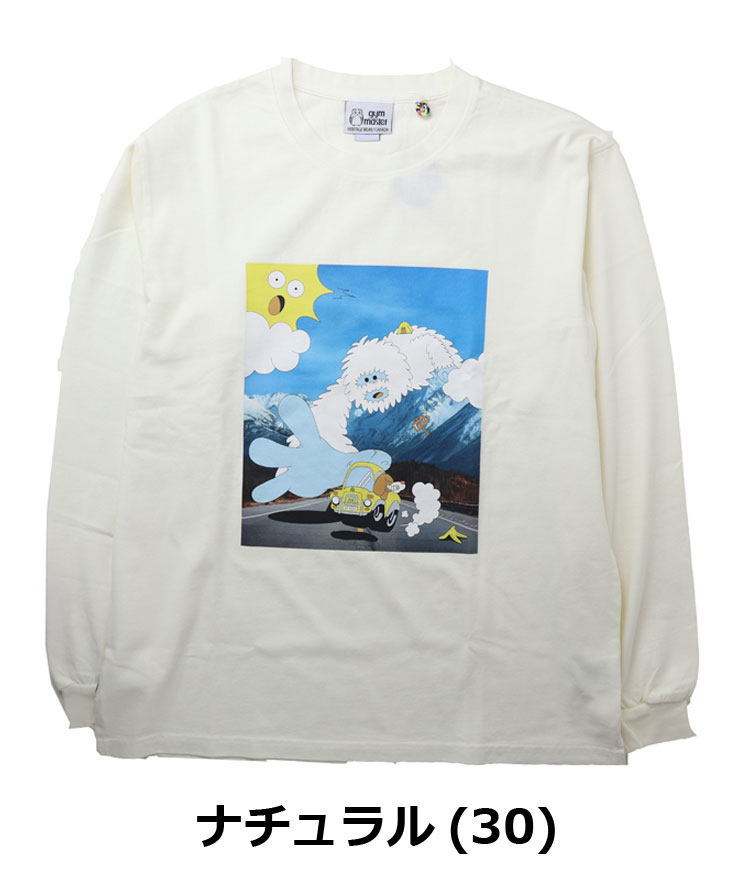 gym master ジムマスター 6.2oz ピグメントイエティフォトTEE G633737 メンズ レディース 長袖 カットソー カットソー トップス | gym master | 02