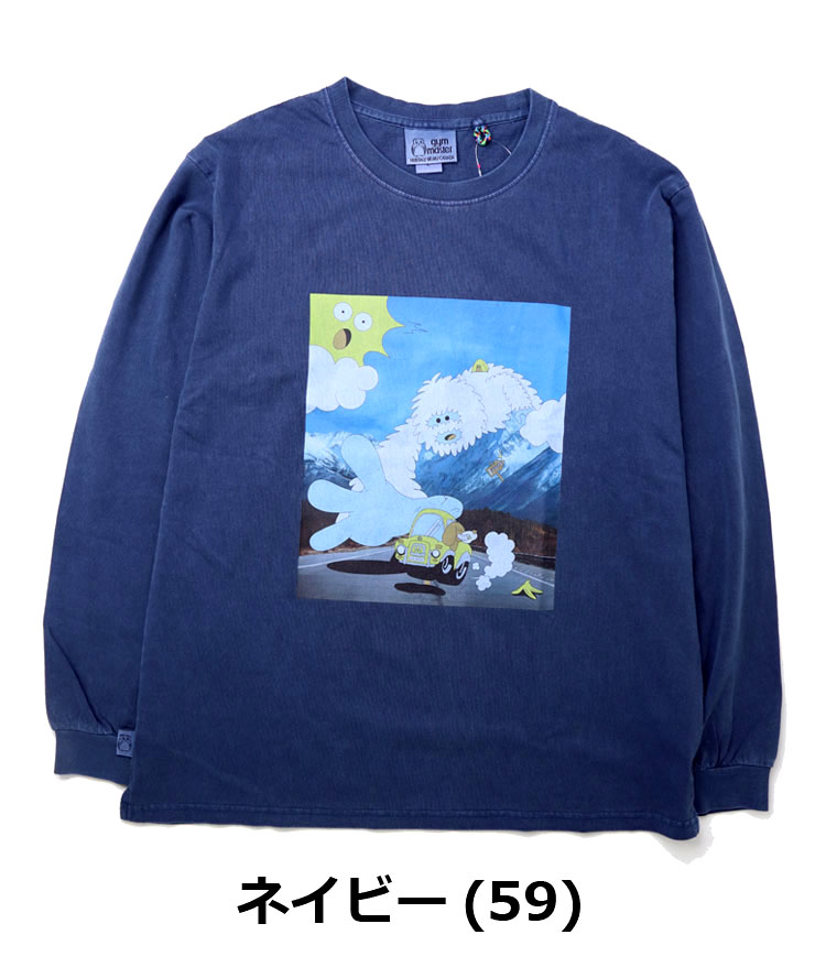 gym master ジムマスター 6.2oz ピグメントイエティフォトTEE G633737 メンズ レディース 長袖 カットソー カットソー トップス | gym master | 04
