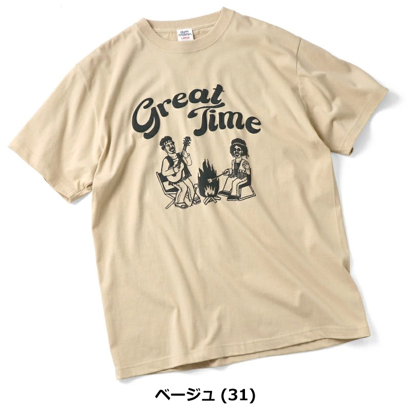 gym master ジムマスター 5.6oz Great Time Tee Tシャツ メンズ G351711 | gym master | 03