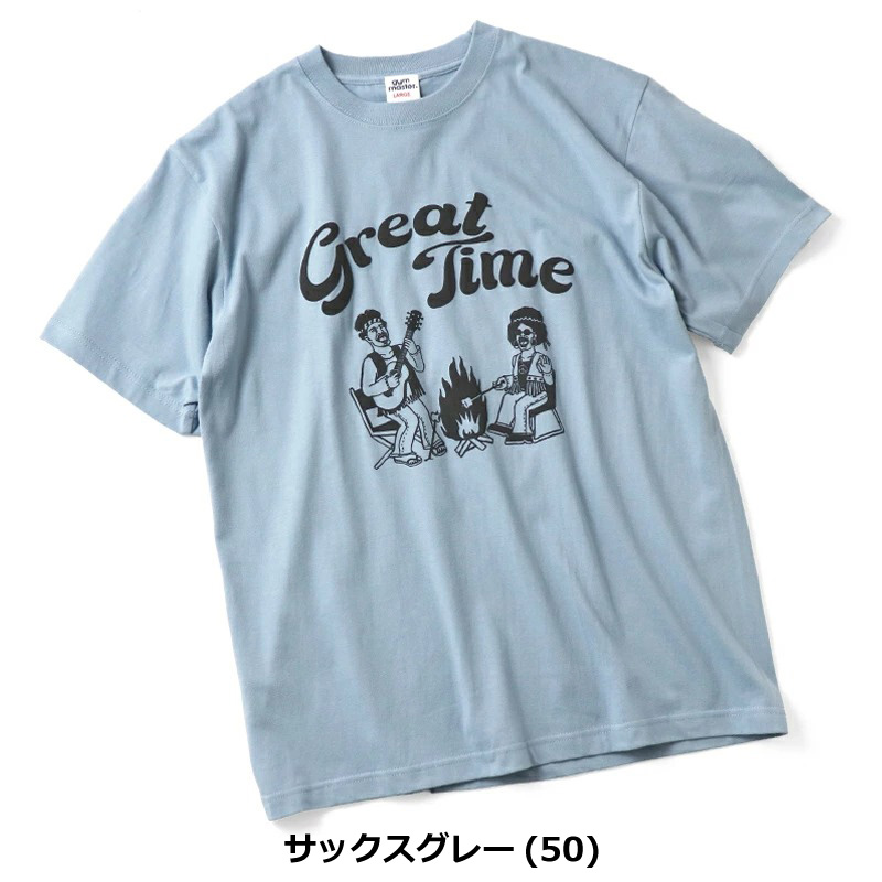 gym master ジムマスター 5.6oz Great Time Tee Tシャツ メンズ G351711 | gym master | 04