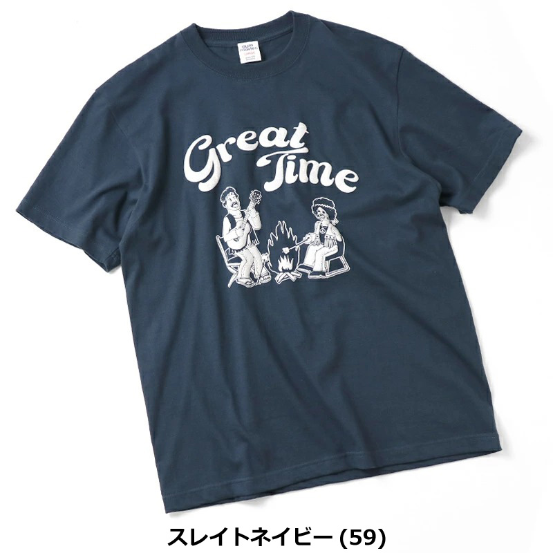 gym master ジムマスター 5.6oz Great Time Tee Tシャツ メンズ G351711 | gym master | 05