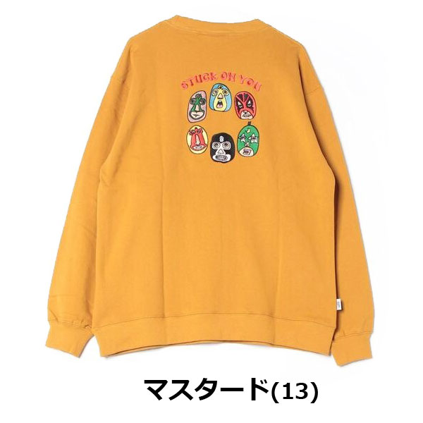 ジムマスター スウェット 大きいサイズ gym master 10.3oz STUCK ON YOU 刺繍スウェットシャツ G421711 君に夢中 | gym master | 03