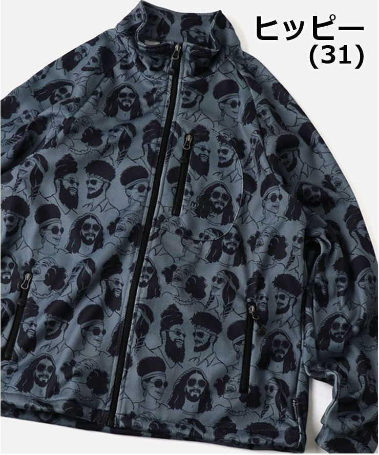 ジムマスター gym master ニットフリースハッピーペイントスタンドジャケット G433717 メンズ レディース | gym master | 02